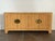 Italian Style Rattan Mid Century Sideboard With Brass Hardware For Sale - Image 13 of 17