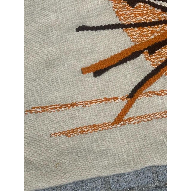 1970s Modern Aubusson Tapestry by M Ravaux Maison, 1970s For Sale - Image 5 of 18