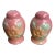 Pair of 1950s Pink Salt and Pepper Shakers For Sale