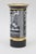 Black Vintage Signed Hungarian Porcelain Adria Vase, 1992 Fornasetti Style, Black, Gold and White For Sale - Image 8 of 10