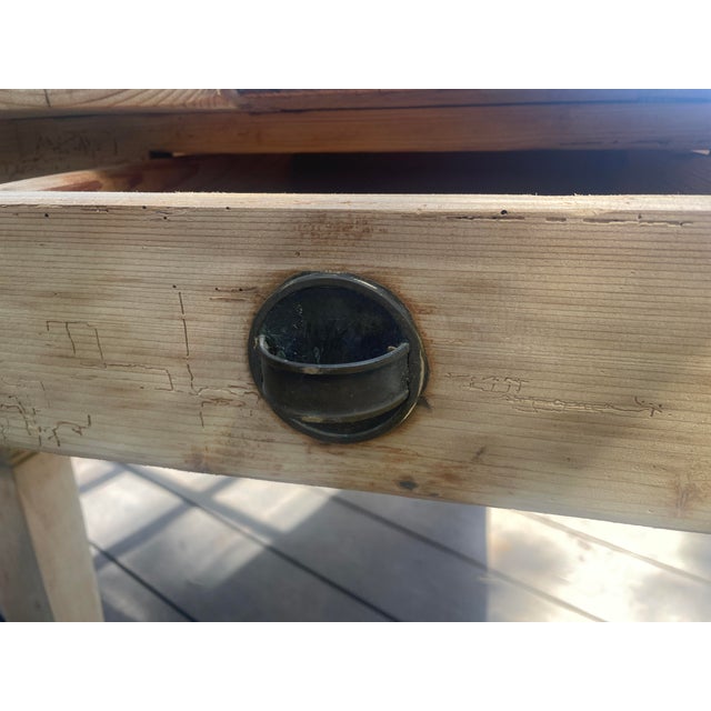 Antique Table in Fir, 1890s For Sale - Image 13 of 18