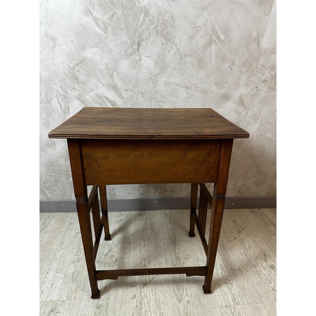 Wood Art Nouveau Side Table, 1920s For Sale - Image 7 of 15