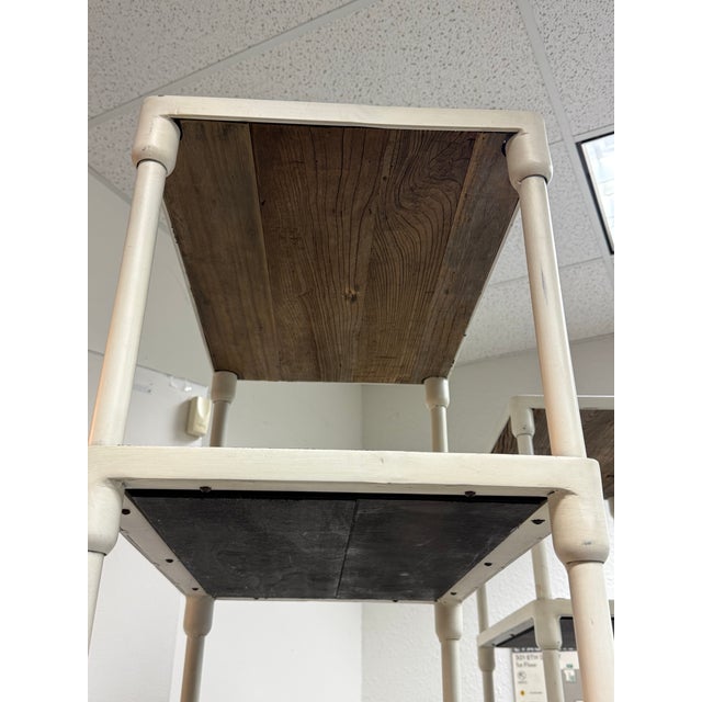 Wood Luay Al-Rawi for Restoration Hardware Dutch Industrial Narrow Single Shelving, Pair For Sale - Image 7 of 12