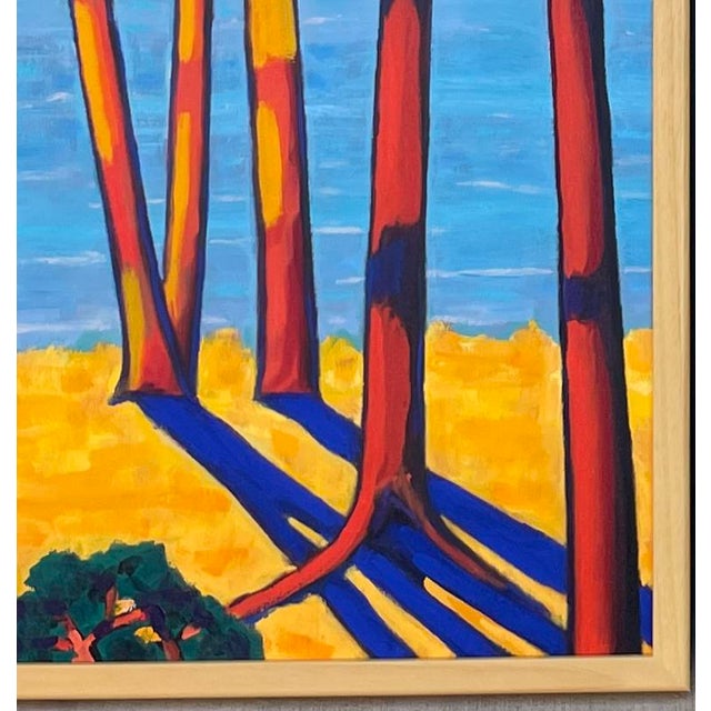 Wood "Banho De Luz" Large Diptych Oil on Canvas by Joao De Brito For Sale - Image 7 of 10