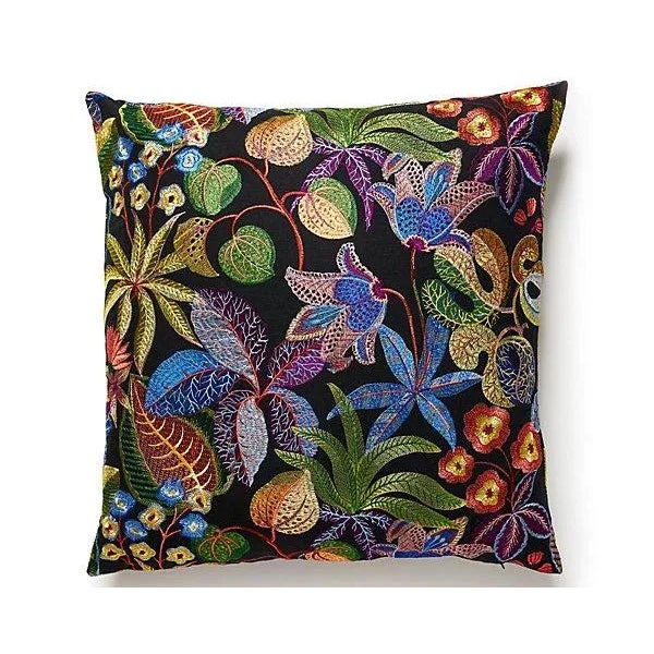 Traditional The House of Scalamandré Greenhouse Pillow, Night Shade For Sale - Image 3 of 3