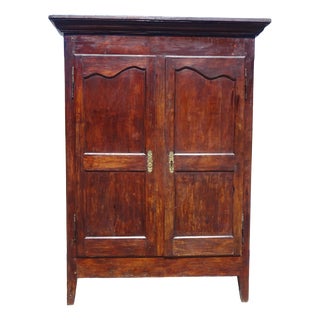 19th Century Louis Philippe Walnut Wardrobe For Sale