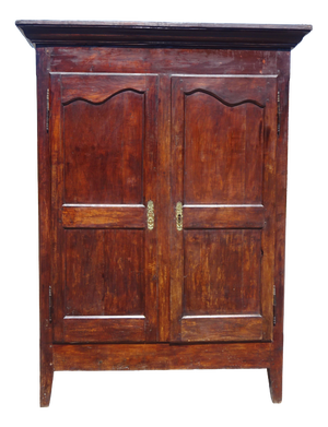 19th Century Louis Philippe Walnut Wardrobe
