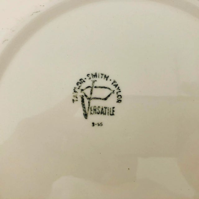 Mid-Century Taylor Smith Versatile Floral Porcelain Dinner S-8 For Sale - Image 4 of 6
