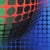 Blue After Victor Vasarely, Op Art Composition, Paper For Sale - Image 8 of 10
