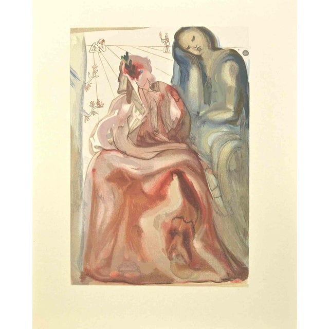Salvador Dali, Confession, Woodcut, 1963 For Sale - Image 4 of 4