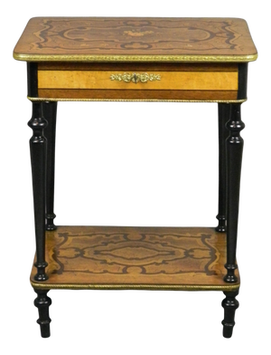 Antique French Marquetry Work Table