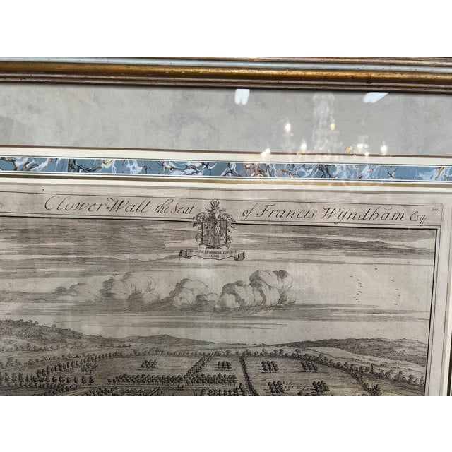 English Set of Four Antique 18th Century Topographical Engravings by Johannes Kip For Sale - Image 3 of 12