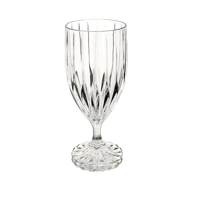 Late 20th Century Mikasa Park Lane Crystal Iced Tea Water Goblets, Set of 4 For Sale In San Francisco - Image 6 of 10