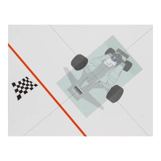 Untitled, Finish Line I, Raymond Loewy Lithograph For Sale