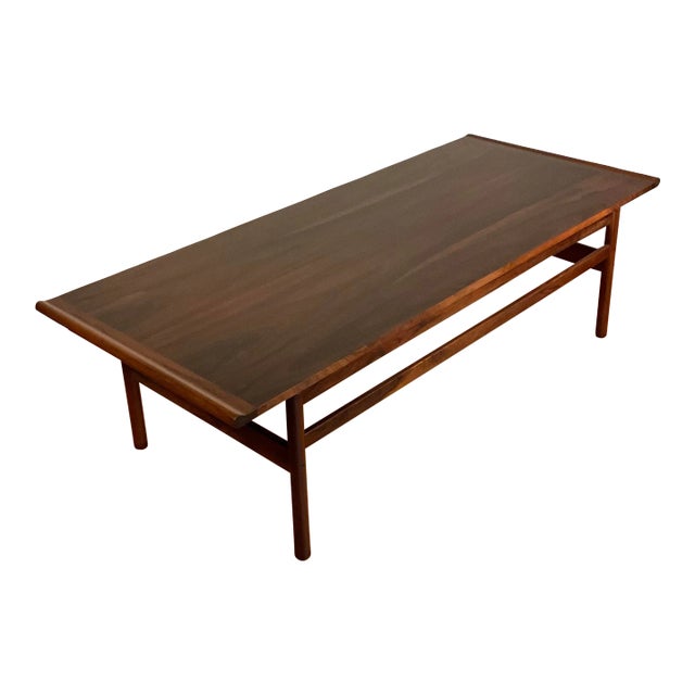 Scandinavian Large Rosewood Coffee Table by Brode Blindheim for Sykkylven, Norway - 1960s For Sale