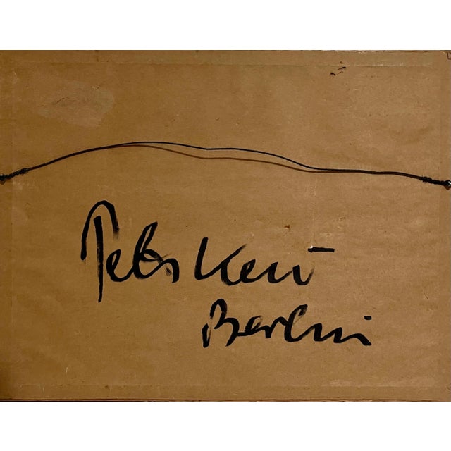 Black Hermann Israel Fechenbach, Rare 1922 German Jewish Judaica Zion Woodcut Woodblock Print Hermann Fechenbach, 1922 For Sale - Image 8 of 8