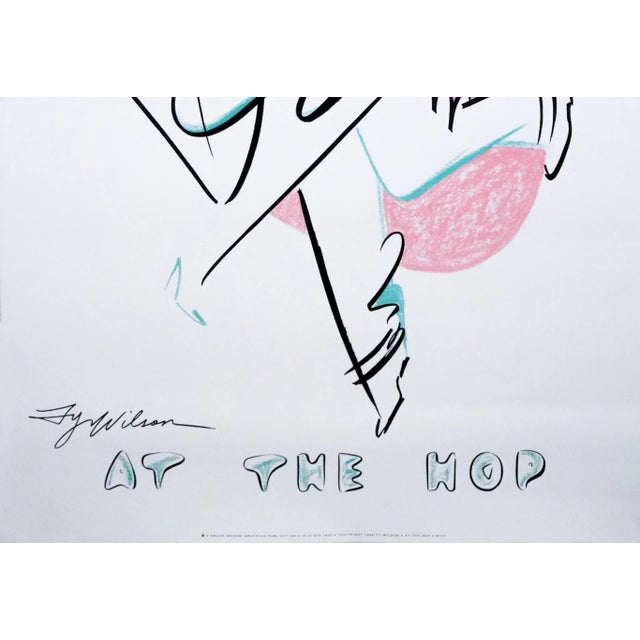 1989 American Serigraphy Dance Posters, Ty Wilson, at the Hop For Sale - Image 4 of 4