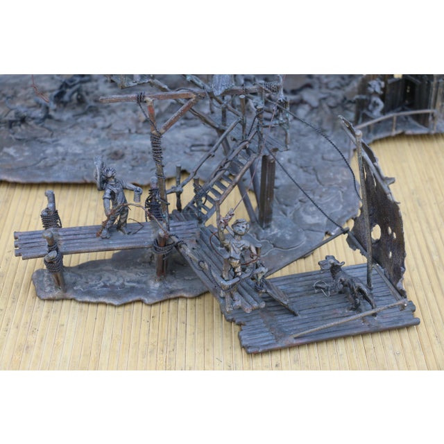 1960s Vintage Bronze Sculpture Curtis Jere Style For Sale - Image 5 of 12