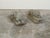 Pair of English 1920s Cast Stone Reclining Lion Sculptures on Conforming Bases For Sale In Atlanta - Image 6 of 10