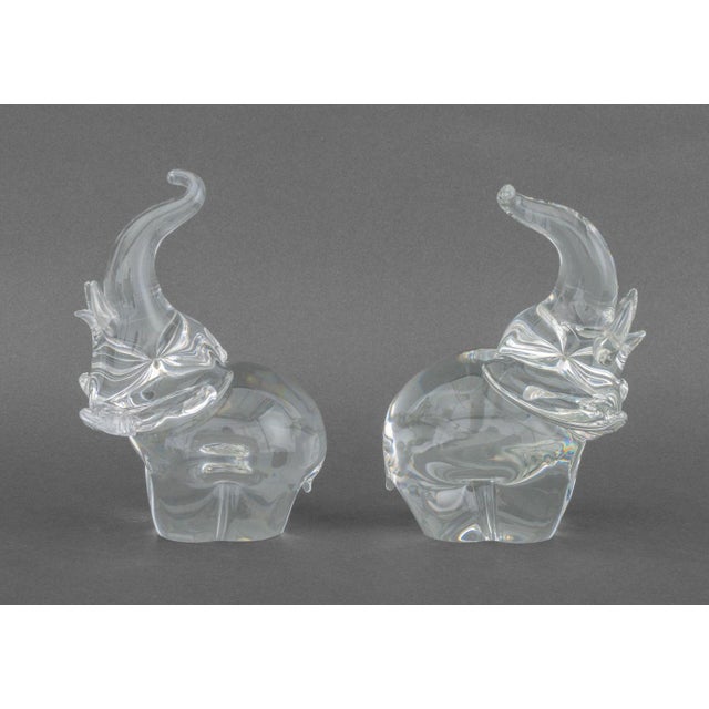 Contemporary Steuben Glass Animalier Sculptures, 5 For Sale - Image 3 of 18