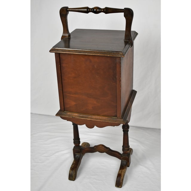 Antique Copper Lined Humidor Smoking Stand Chairish