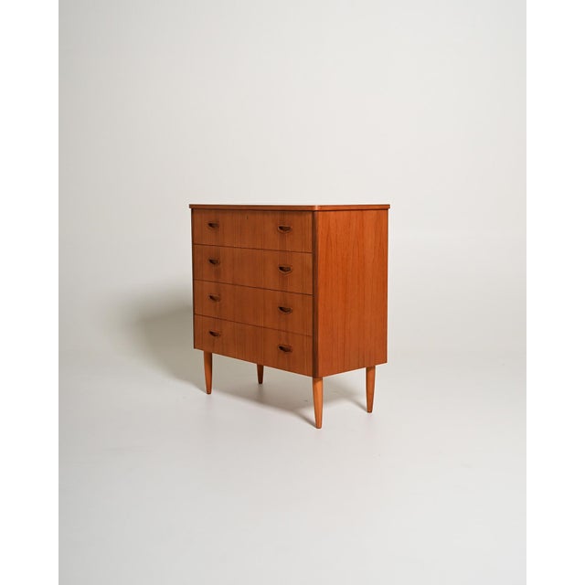 Vintage Swedish Teak Chest of Drawers, 1950s For Sale - Image 4 of 10