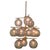 Scandinavian Modern Chandelier in Brass and Grey Glass by Holger Johansson, 1970s For Sale - Image 17 of 17