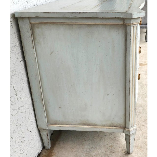 Blue Century Furniture Chest of Drawers French Country Distressed For Sale - Image 8 of 18