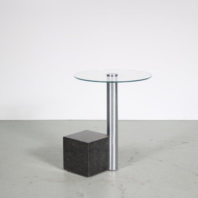 HK-2 Side Table by Hank Kwint for Metaform, Netherlands, 1980s For Sale - Image 9 of 9