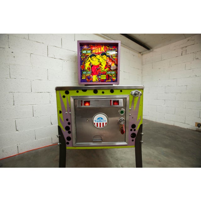 Black The Incredible Hulk Flipper from Gottlieb Életronique, 1979 For Sale - Image 8 of 18