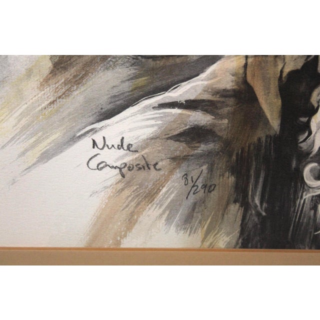 Jonas Gerard Numbered Lithograph 'Nude Composite' For Sale In New York - Image 6 of 10
