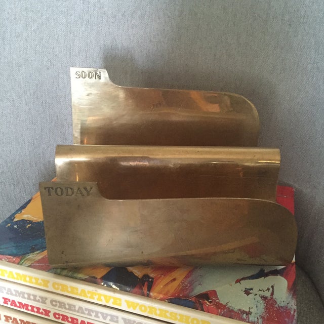 Mid Century Modern Retro "Soon & Today" Etched Brass Paper ... Today, i'll be showing you how i built this solid walnut desk organizer that has a bunch of storage options to but before i start making the organizer tray, i first had to make the template for cutting the pockets using my router.