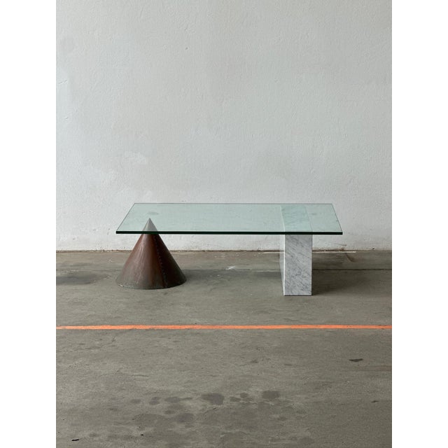Metal Kono Coffee Table by Massimo and Lella Vignelli for Casigliani, 1980s For Sale - Image 7 of 7