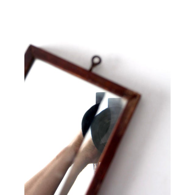 Late 19th Century Antique Primitive Double Reflection Mirror For Sale - Image 5 of 12