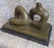 Condition: This sculpture is in perfect condition Bronze Dimensions with Marble Base: Height 12" X Width 19.5" Marble...