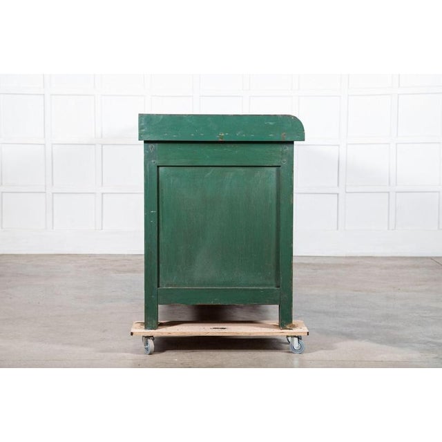Wood French Painted Pine Work Table Island, 1900 For Sale - Image 7 of 18
