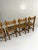 Rustic Blonde Oak Dining Chairs, 1960s, Set of 6 For Sale - Image 17 of 18