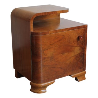 Vintage Art Deco Bedside Table, 1930s For Sale