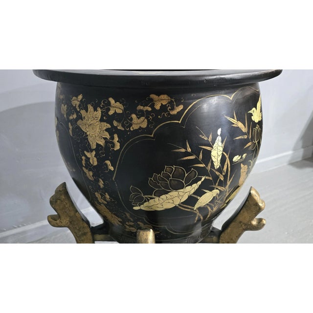 Large Jardinere on Stand, 1910s For Sale - Image 4 of 11