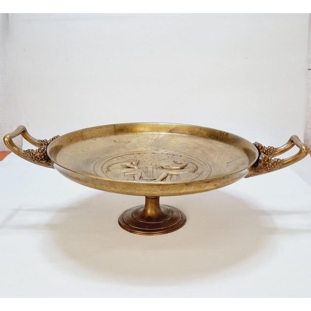 French Neoclassical Bronze Centrepiece, 19th Century Designed by Ferdinand Levillain (1837–1905) An exceptional French...