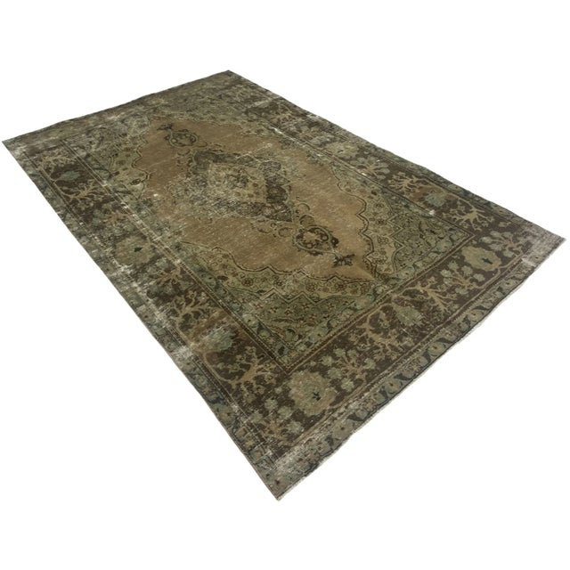 Vintage Hand-Knotted Middle Eastern Rug For Sale - Image 3 of 6