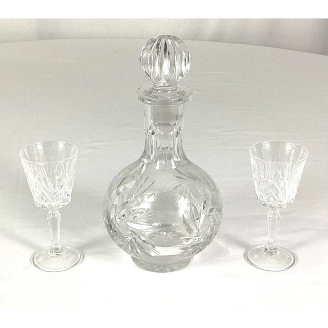 1990s 1990s Cut Crystal Liqueur Decanter For Sale - Image 5 of 10