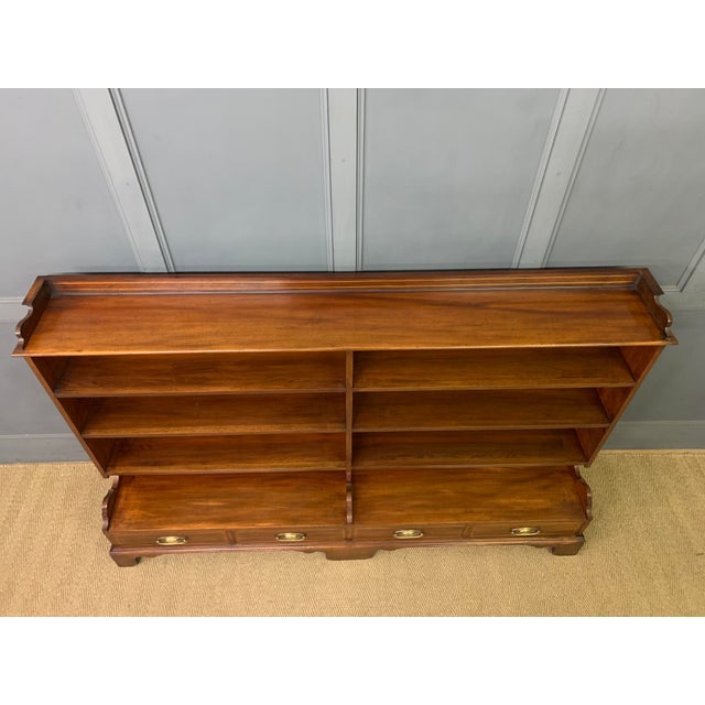 Mahogany Open Bookcase by Lamb of Manchester, 1900 For Sale - Image 4 of 14