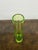 Early 21st Century Cylindrical Lime Green Tall Vase For Sale - Image 5 of 12