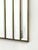 Vintage Art Deco Style Stepped Bevelled Mirror with Brass Trim, 1980s For Sale - Image 6 of 8