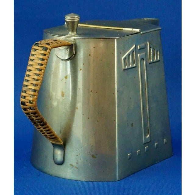 20th Century Art Deco Silver-Plated Teapot by WMF Württembergische Metallwarenfabrik, Germany, 1890s For Sale - Image 6 of 18
