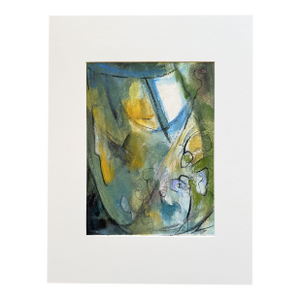 1999 Vintage Watercolor Painting by Eleanor Kotlarik Wang