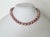 Natural Freshwater Edison Dark Pink Pearl Necklace With 14k Gold Clasp For Sale - Image 4 of 15