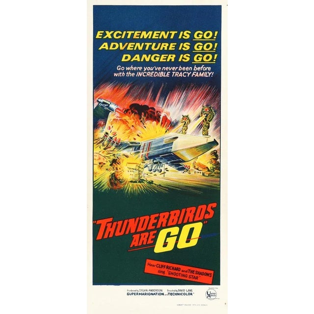 Vintage Thunderbirds Are Go Movie Poster, 1966 For Sale - Image 4 of 4