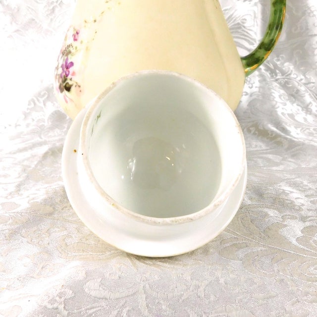 1900s Jean Pouyat Limoges Chocolate Pot For Sale - Image 9 of 13
